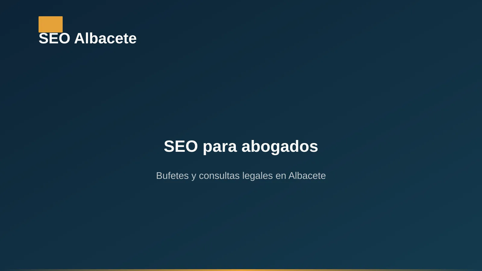 SEO para abogados en Albacete: despacho de abogados con documentación legal