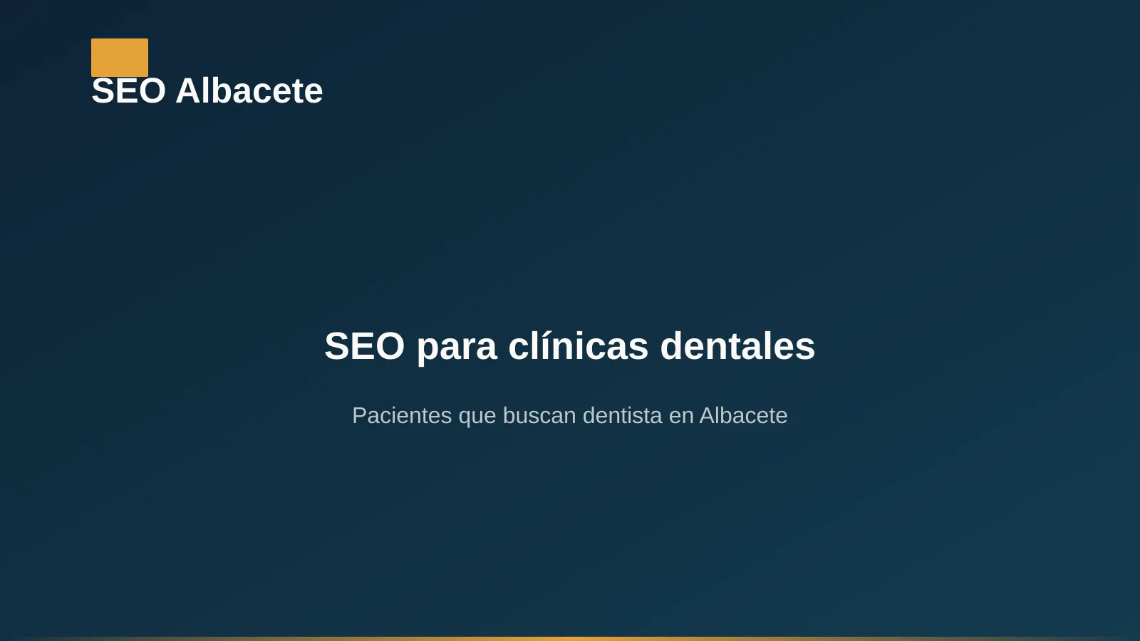 SEO para clínicas dentales en Albacete: clínica dental moderna con pacientes